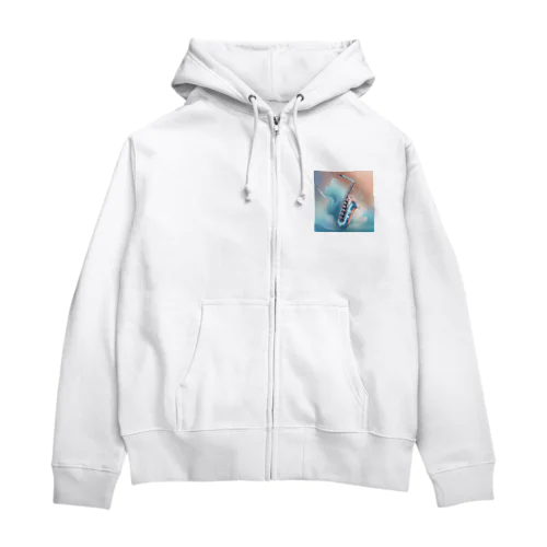 サファイアブルーの旋律 Zip Hoodie