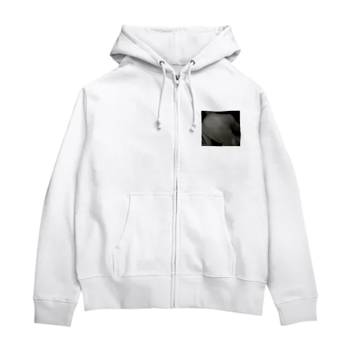 背中で語ろう Zip Hoodie