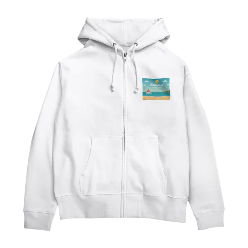 夏！Summer！ Zip Hoodie