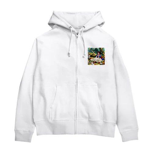 森の白雪姫 Zip Hoodie