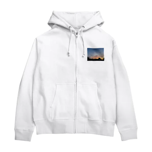 とある日の夕焼け Zip Hoodie