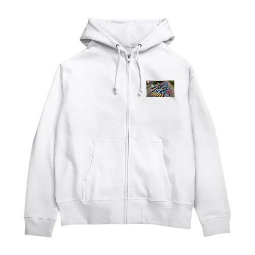 事故のない未来へ Zip Hoodie