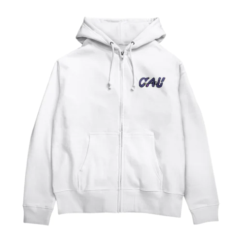 ゴブリン村のゾンビ君【CAUロゴ】 Zip Hoodie