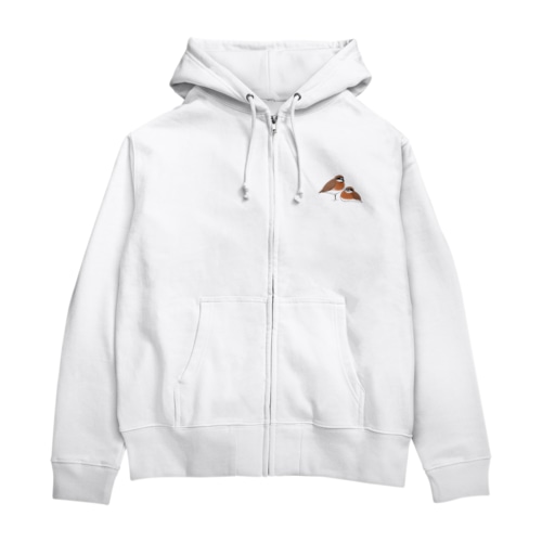 メダイチドリさん Zip Hoodie