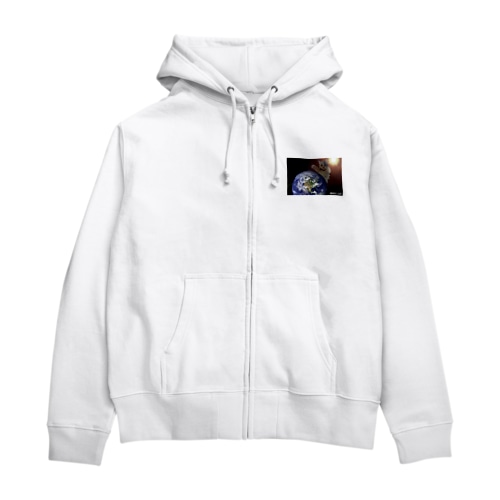 スペースキャット地球侵略 Zip Hoodie