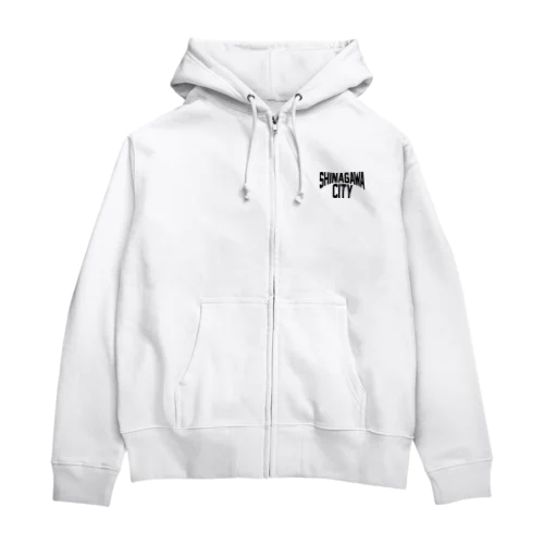 SHINAGAWA CITY(BK) Zip Hoodie