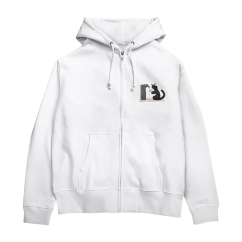 手洗い猫 Zip Hoodie