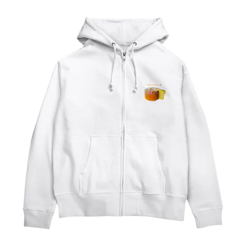 シフォンケーキ好き Zip Hoodie