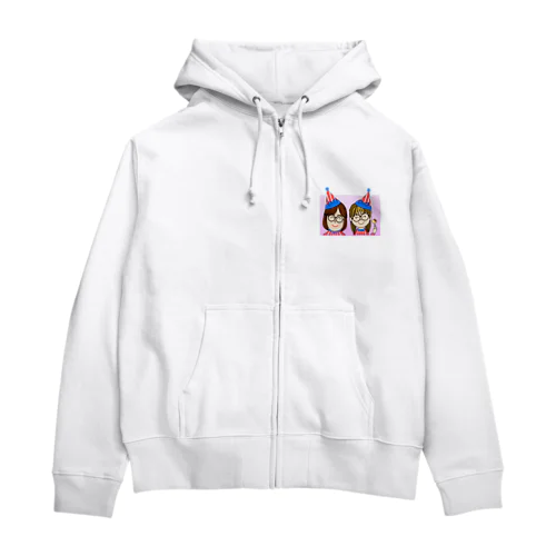 そらうみITニュース・ＡＵＧＭ大阪参加記念グッズ Zip Hoodie