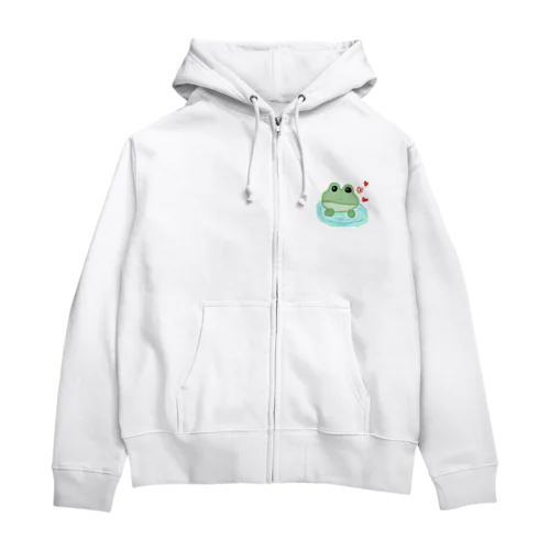 蛙 Zip Hoodie