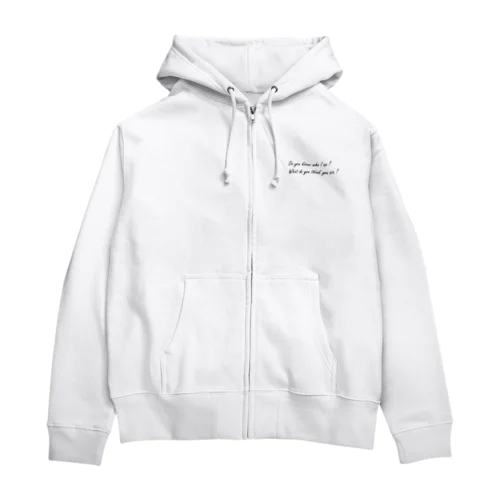 うぬぼれ屋 Zip Hoodie