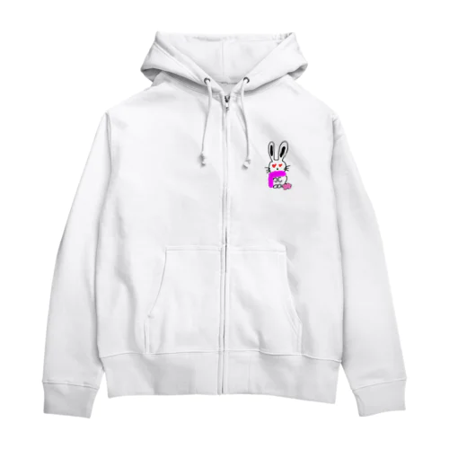 らぶうさちゃん Zip Hoodie