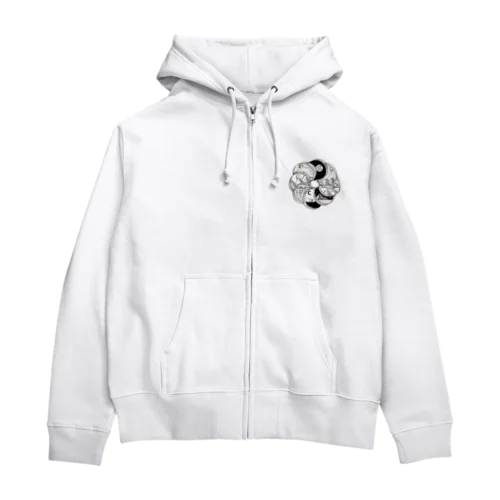 円環(circle) Zip Hoodie