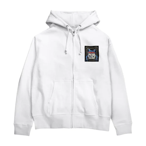 カエルの大将の演説 Zip Hoodie