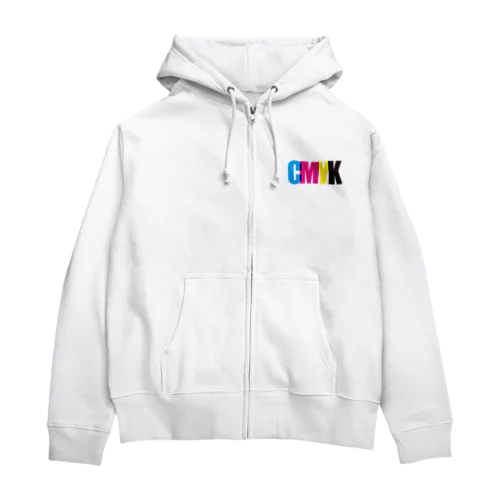 CMYK ジップパーカー