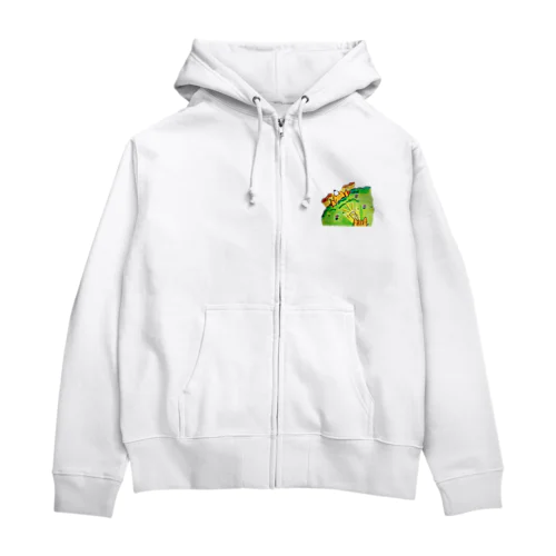 うちのモグラハンター Zip Hoodie