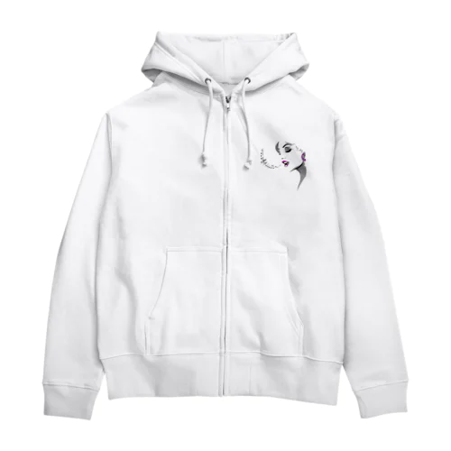 Singing woman Zip Hoodie