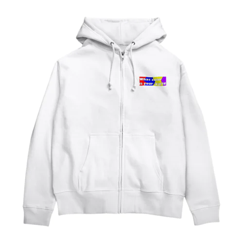 What color is your world Zip Hoodie