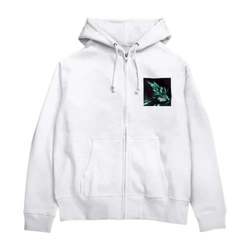 宝石シリーズ　フォスフォフィライト Zip Hoodie