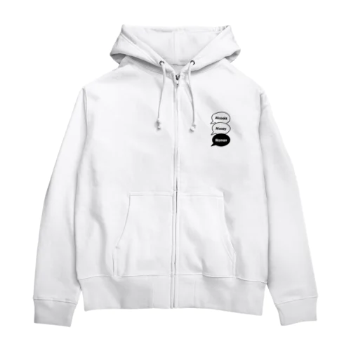 酒金女 Zip Hoodie