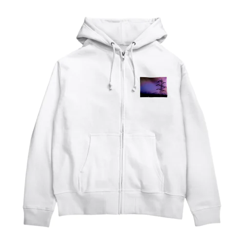 夕焼け7 Zip Hoodie