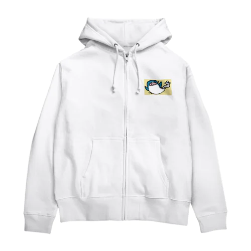 蛇口に吸われるさめです Zip Hoodie