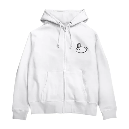 ゆるゆるうさぎ Zip Hoodie