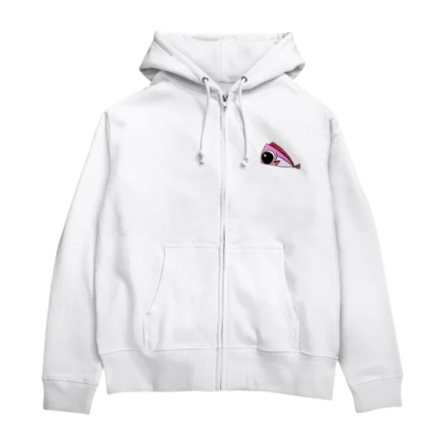 ゆるかわいい「たい」 Zip Hoodie