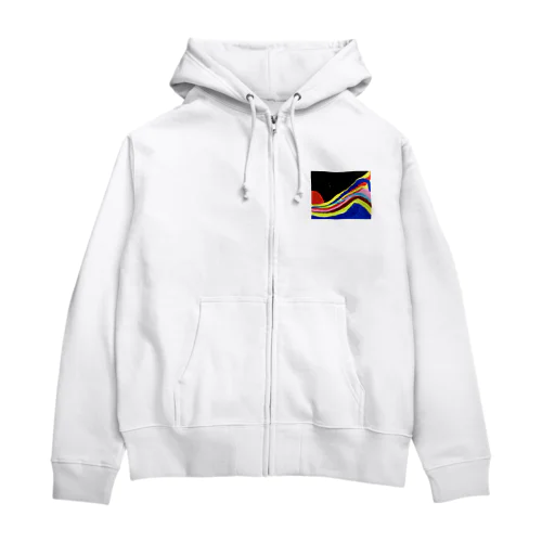 大波小波 Zip Hoodie