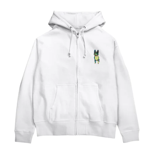 ボストンテリアのセブン君 Park a Holic Bostonterrier Zip Hoodie