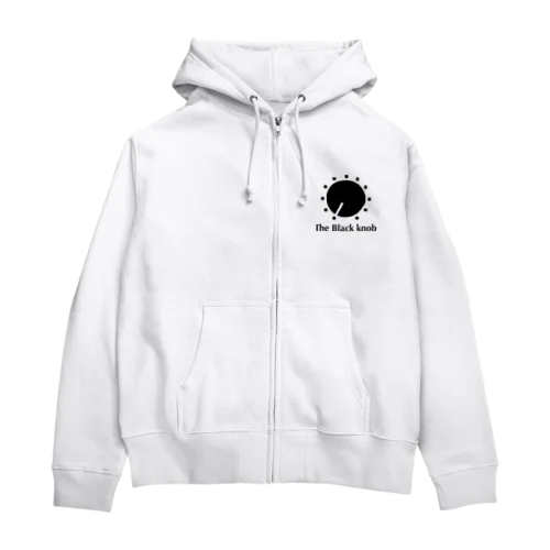 Knob series The Black knob2 Zip Hoodie