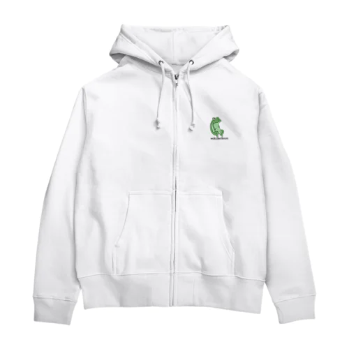 わかがえるちゃん Zip Hoodie