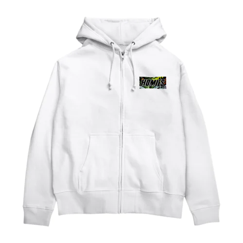 BASSHOMIES(バスホーミーズ)ブラックバス柄 バス釣り Zip Hoodie