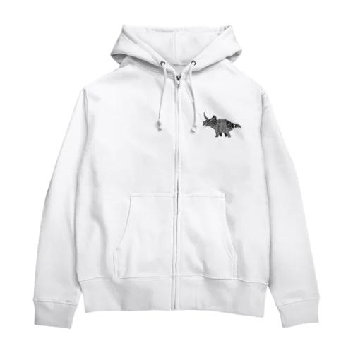 トリケラトプス Zip Hoodie