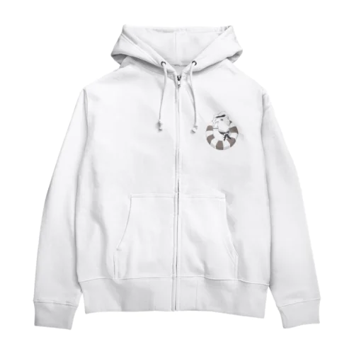 水兵モルモット Zip Hoodie