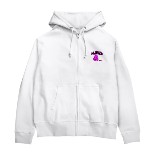 四肢立ちくんふんばりどき Zip Hoodie