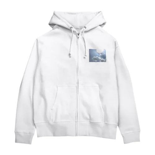 海中か空か（半透明） Zip Hoodie