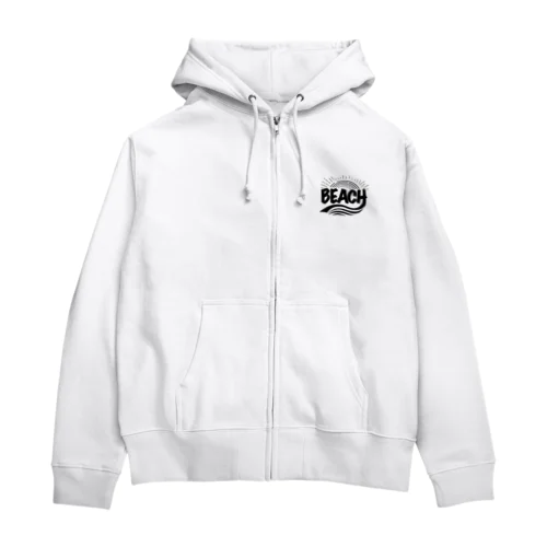 The beach Zip Hoodie