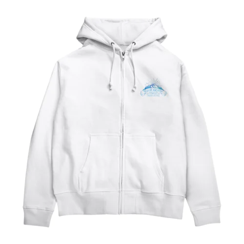 定時で帰りたい for MOUNTAIN。 氷 Zip Hoodie