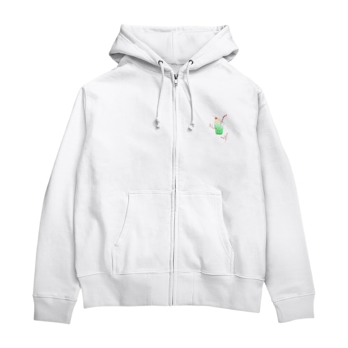 みんな大好き★メロンクリームソーダ🍈 Zip Hoodie