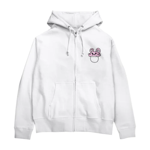 ポケットクイープちゃん Zip Hoodie