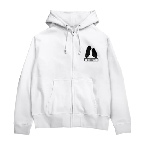 ペア(GROOM)シューズ_ブラック Zip Hoodie