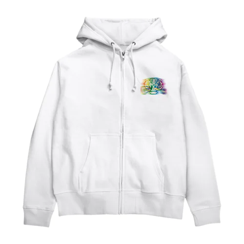 鉄板野郎4周年デザイン Zip Hoodie