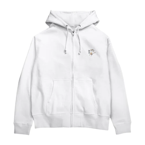 限界猫 Zip Hoodie