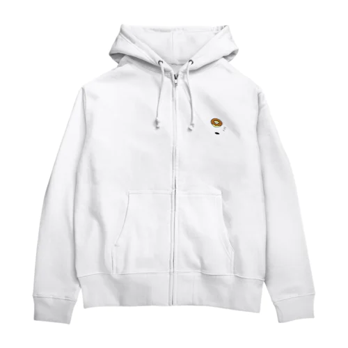 ドーナツがぴゅーん Zip Hoodie