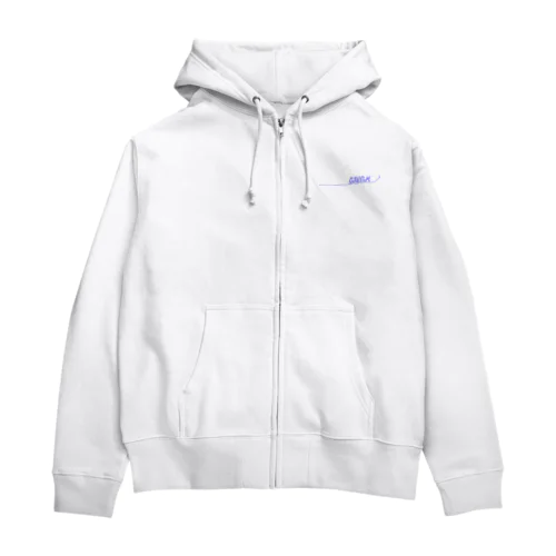 ペア(GROOM)青い糸 Zip Hoodie