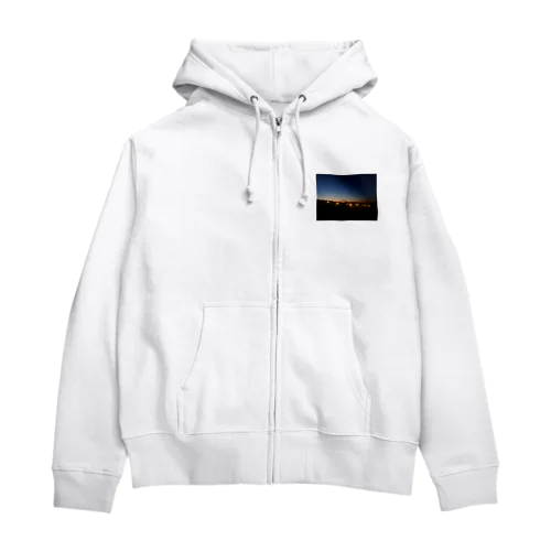 飛行場と夜る空 Zip Hoodie