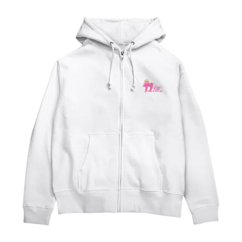 カブチャンホンポ☆もぐもぐロゴ Zip Hoodie