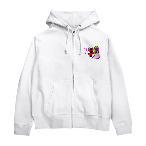 くまいわっきー Zip Hoodie