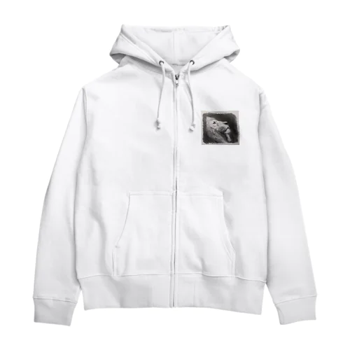 カッコいいライオンさん Zip Hoodie